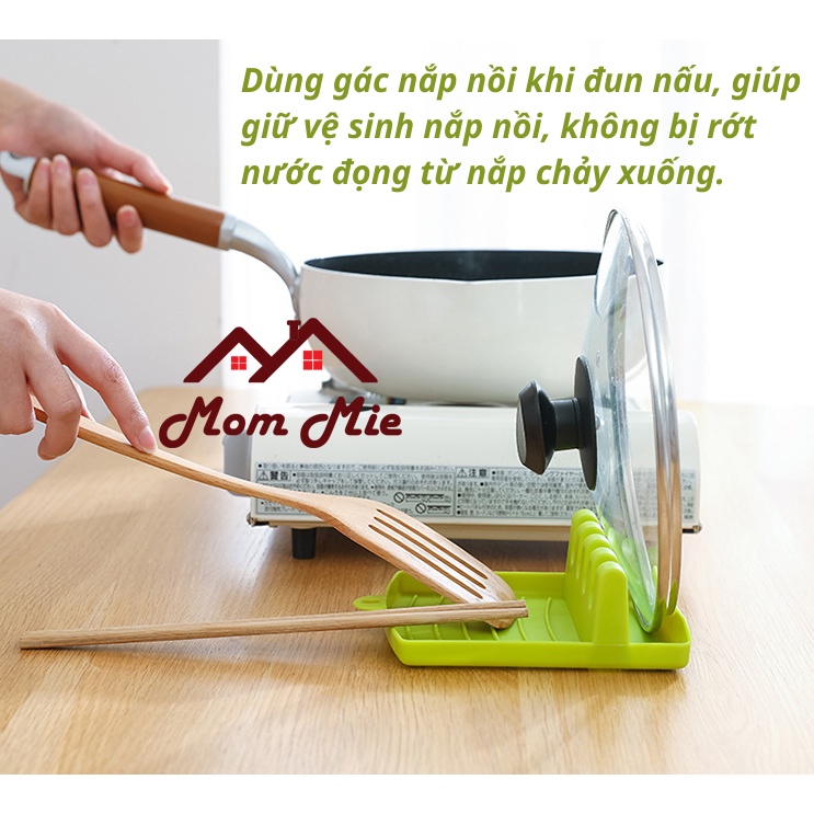 Giá gác muỗng, đũa, nắp nồi bằng nhựa tiện dụng - K097