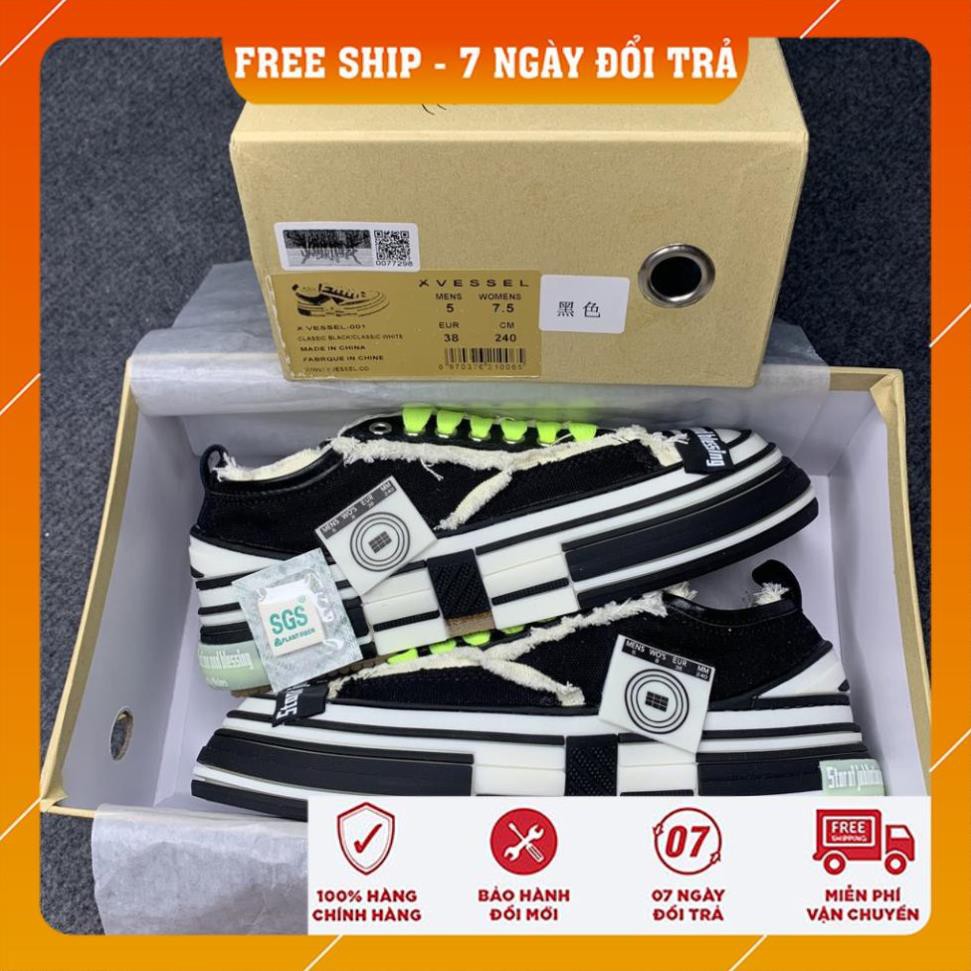 [FREESHIP-BẢO HÀNH 1 NĂM] Giày XVESSEL đế gỗ,giày  thể thao XVESSEL phát QUANG HOT TREND 2020 | BigBuy360 - bigbuy360.vn