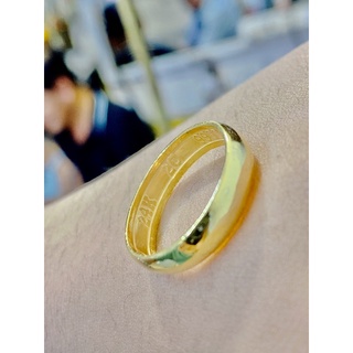 Nhẫn trơn 2 chỉ mẫu có mộc : 2c - 24k. - 9999 có đủ size tay chất liệu bạc mạ vàng 24k