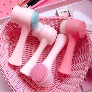 Cọ rửa mặt 2 đầu cầm tay