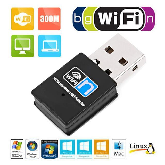 N / g / b Mini 300M 802.11 USB2.0 MT7601U Bộ chuyển đổi WiFi Wifi LAN Bộ chuyển đổi wifi không dây d