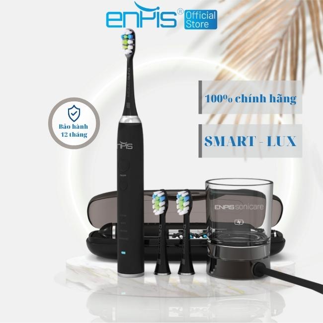 Bàn chải điện ENPIS cao cấp SMART LUX chính hãng, pin 30 ngày, chống nước IPX7, bảo hành 12 tháng