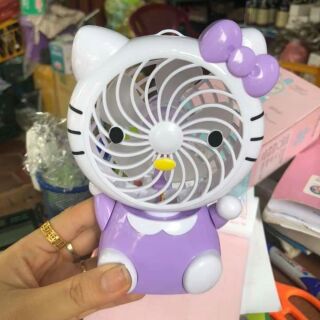 Quạt sạc điện Kitty cầm tay