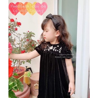 Bờm/ cài tóc nơ lụa Hàn dễ phối cho mẹ và bé[CHANNYHOUSE]