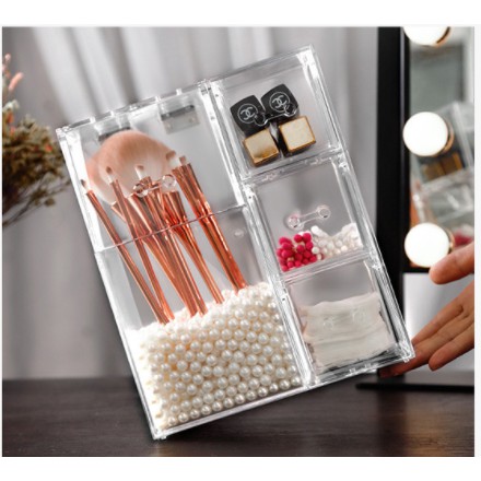 HỘP ĐỰNG CỌ TRANG ĐIỂM ĐỀ BÀN TIỆN LỢI