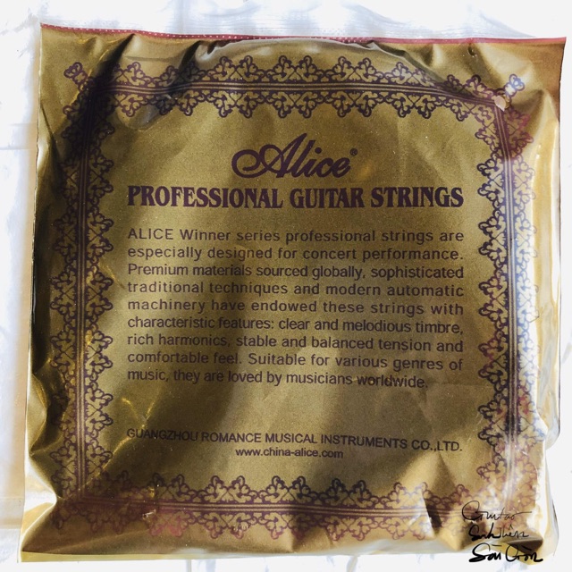 DÂY ĐÀN ALICE AWR47 CAO CẤP CHÍNH HÃNG - DÂY ĐÀN GUITAR ALICE CHÍNH HÃNG