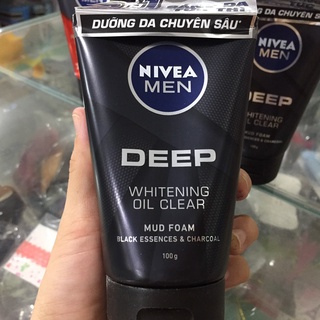 Sữa rửa mặt THAN ĐEN nivea 100ml mới