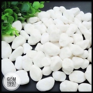 Sỏi trắng trang trí bể cá, tiểu cảnh, cây bon sai,..