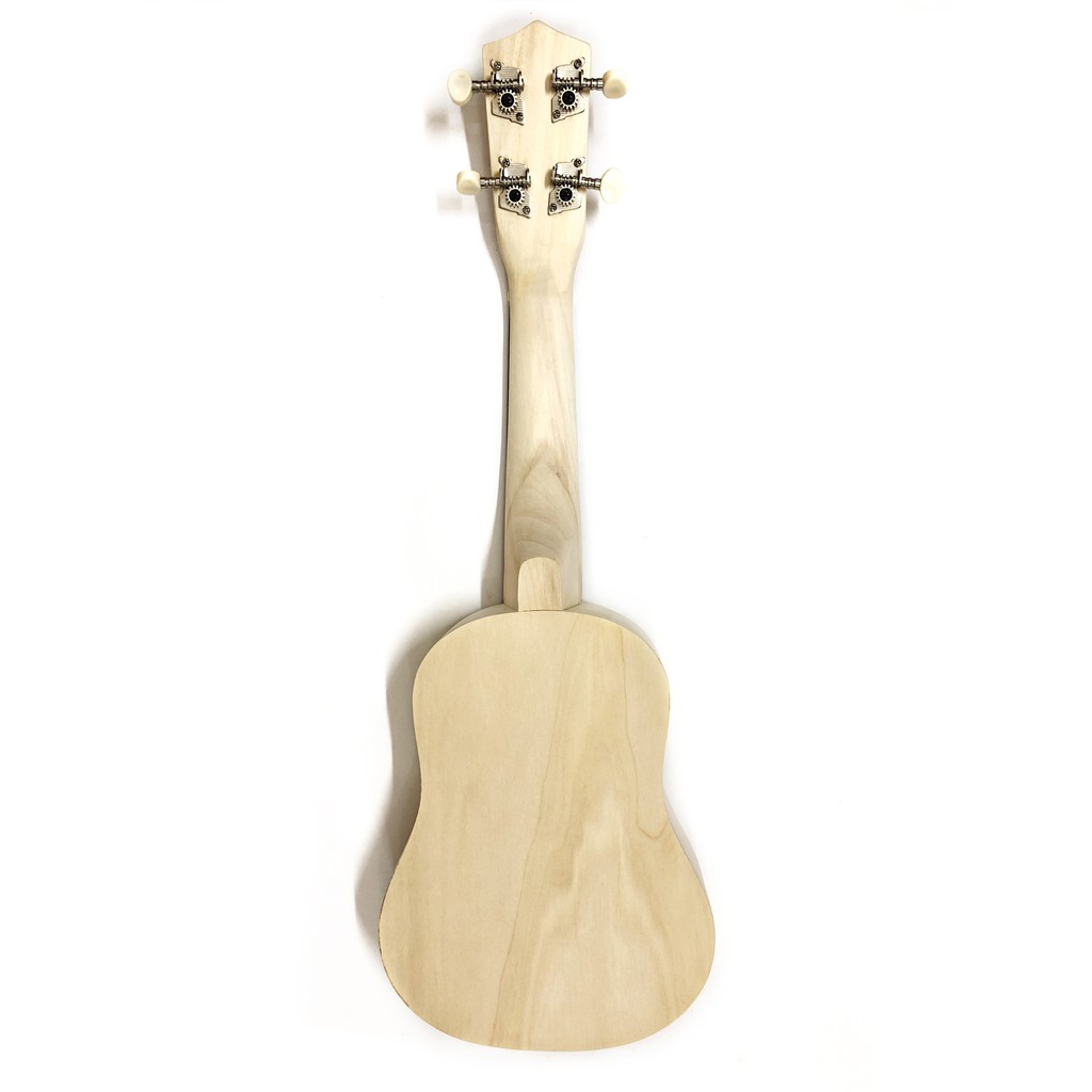 Đàn Ukulele Soprano Woim Size 21 Inch Gỗ Mộc