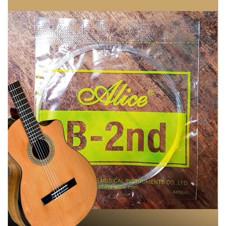 Dây lẻ đàn Guitar Classic - dây số 2(B), hiệu ALICE NHẬP KHẨU