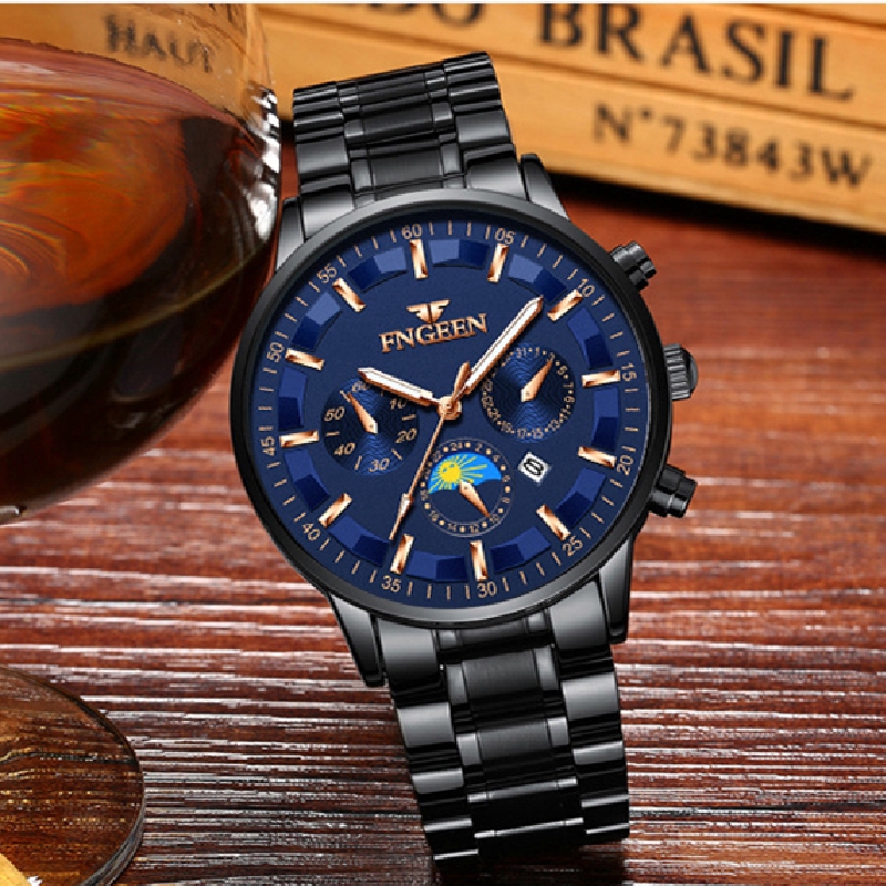 Đồng Hồ Quartz FNGEEN 5123 Hợp Thời Trang Cho Nam
