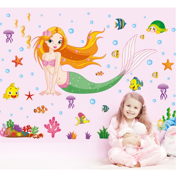 COMBO 2 tấm decal trang trí tường chống thấm nước