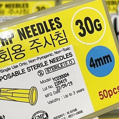 Lẻ 1 Đầu kim tiêm meso Sharp 27G 30G 31G 32G 33G 34G đủ size 4mm 6mm 8mm 13mm Hàn Quốc cấy prp căng bóng da cấy tế bào g