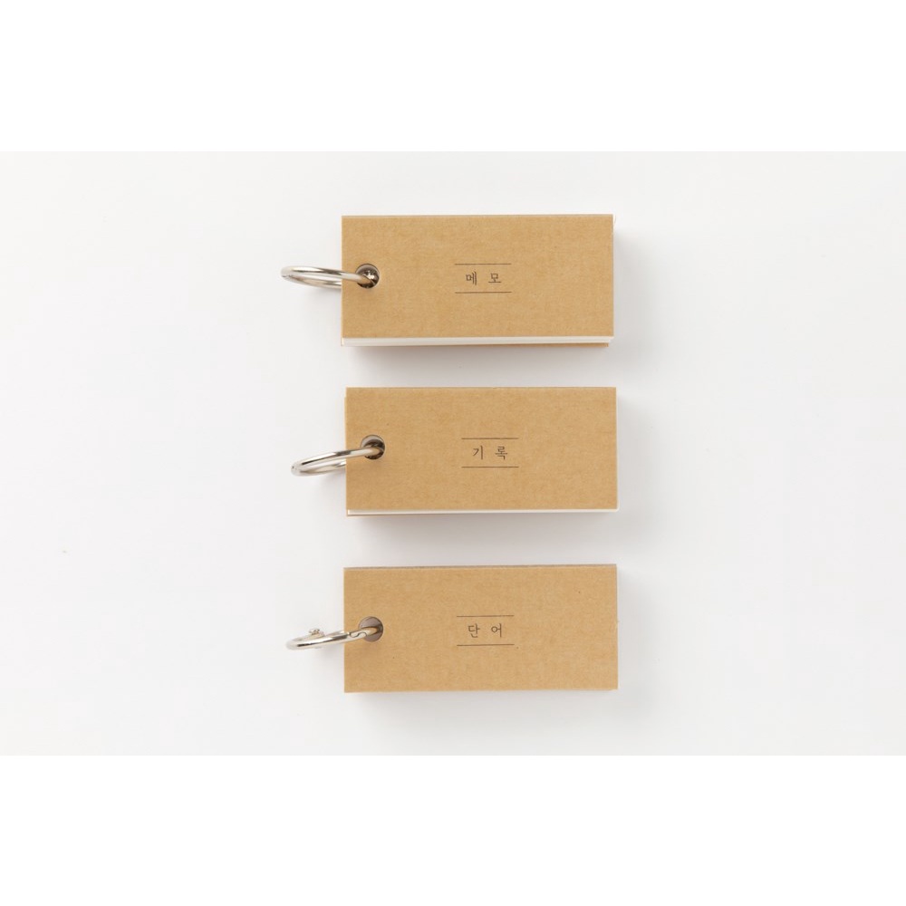 Set 3 Sổ Ghi Chú Mini ARTBOX Hàn Quốc Bìa Kraft Tiện Dụng