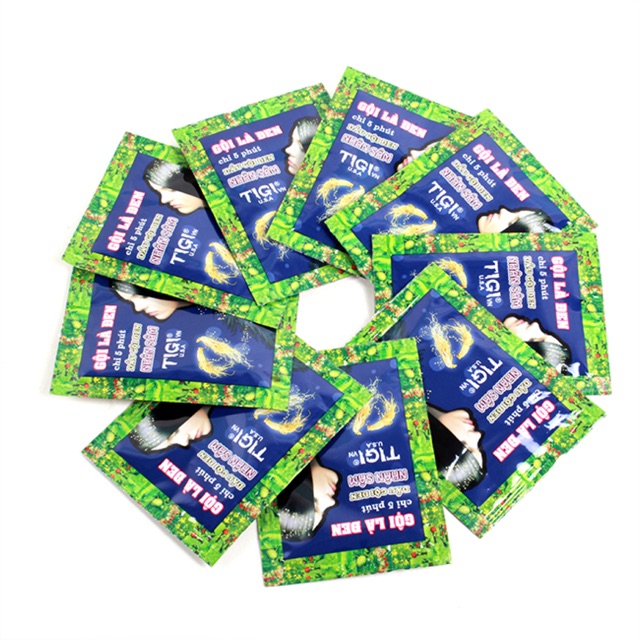 Dầu gội đen tóc nhân sâm tigi (dây 10 gói)