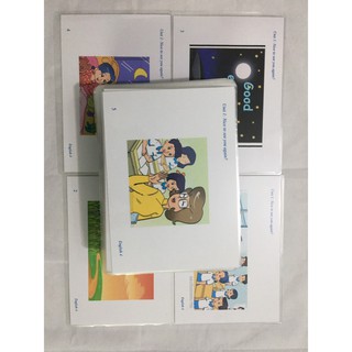 FLASHCARD TIẾNG ANH LỚP 3,4,5 - ép plastic 2 mặt