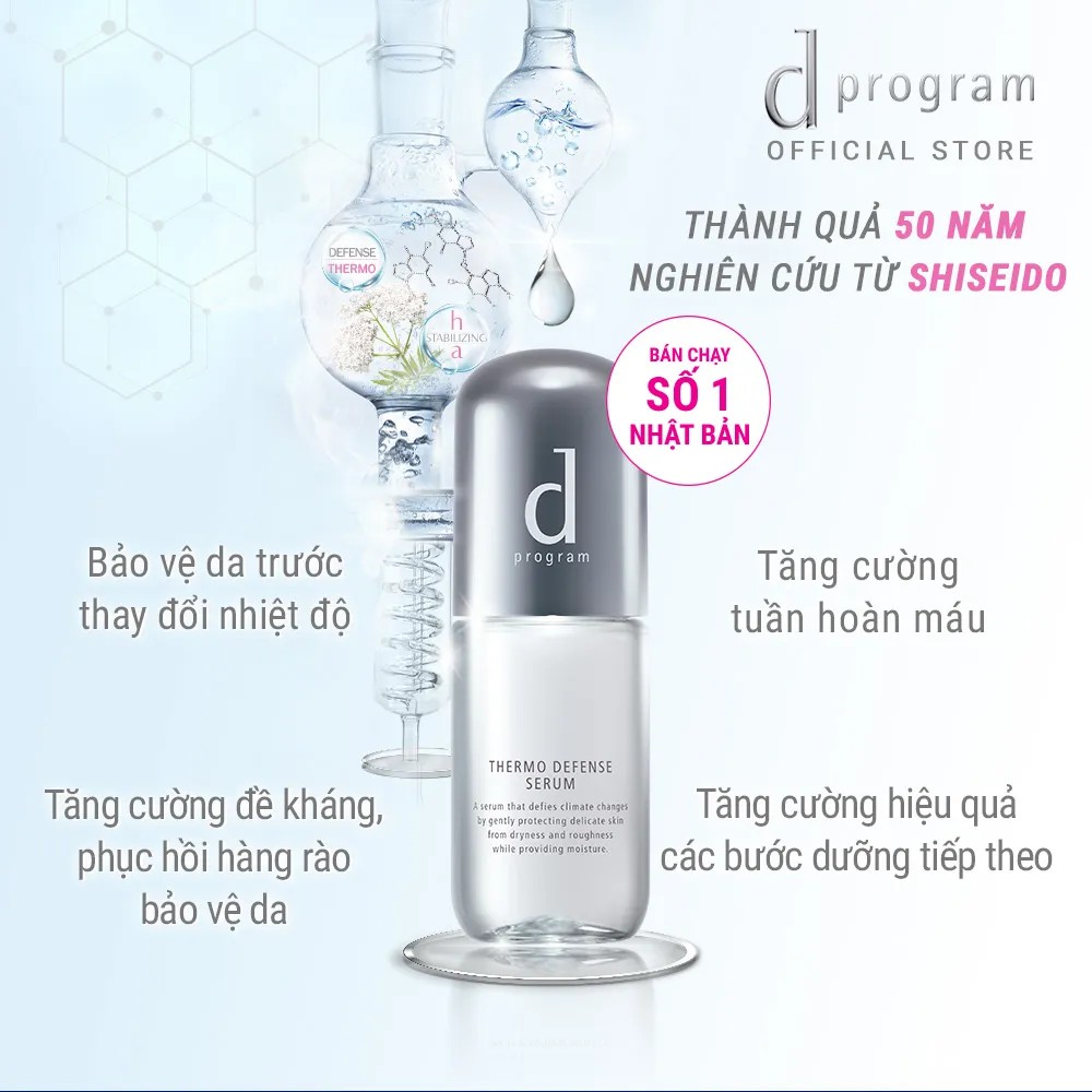 [HB GIFT] Serum dưỡng da bảo vệ chuyên sâu d program Thermo Defense Serum 40ml