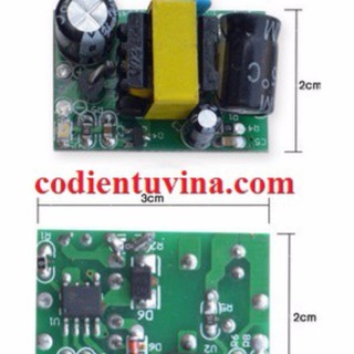 Mạch Nguồn Xung 220VAC sang 5VDC 700mA