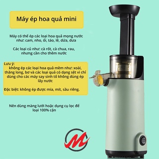 Máy Ép Chậm Mini NineShield,Máy Ép Hoa Quả NineShile [Bảo Hành Chính Hãng 12 tháng]