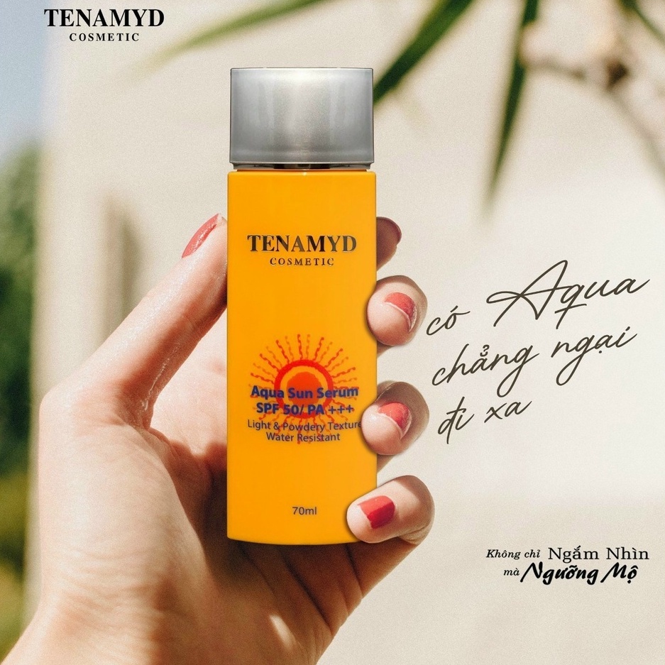 Tinh Chất chống nắng dạng nước Tenamyd Aqua Sun Serum SPF 50/ PA+++ Tuýp 70ml