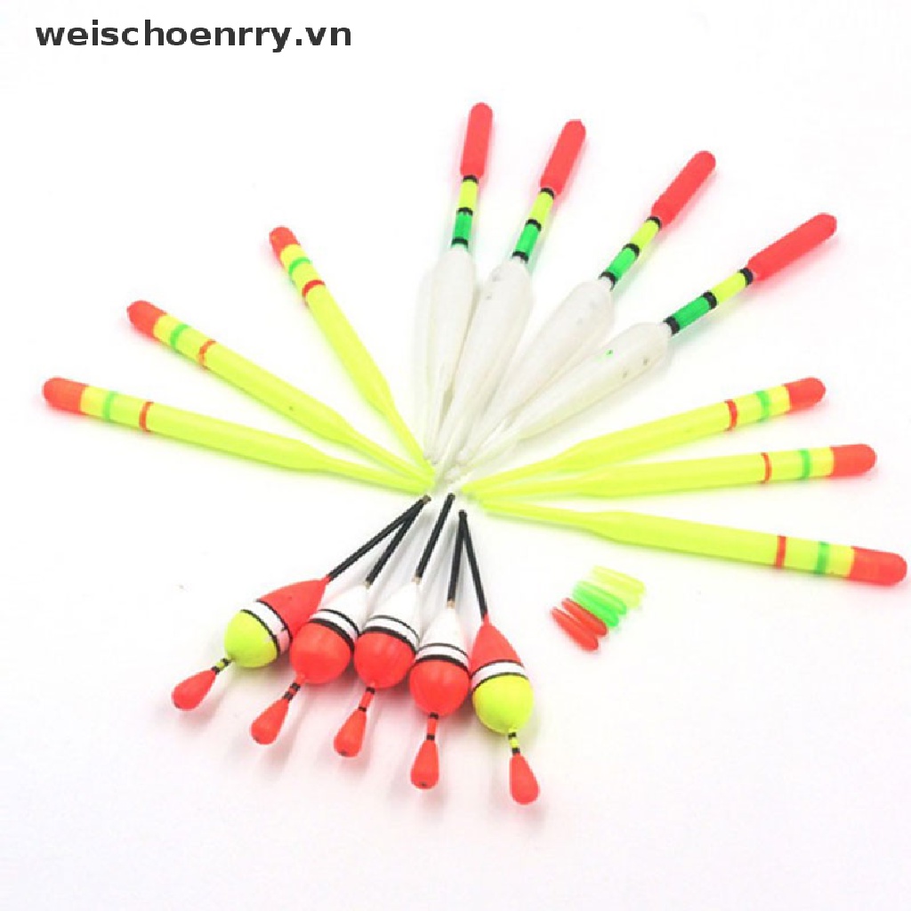 Set 15 Phao Câu Cá Dạng Ống Chống Trượt Tiện Dụng