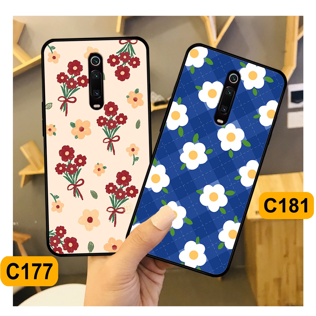 Ốp Xiaomi Redmi K20 / MI 9T / Redmi K30 / Redmi K30 5G in hình hoa cỏ nhẹ nhàng,họa tiết caro xinh xắn.ốp lưng chống sốc