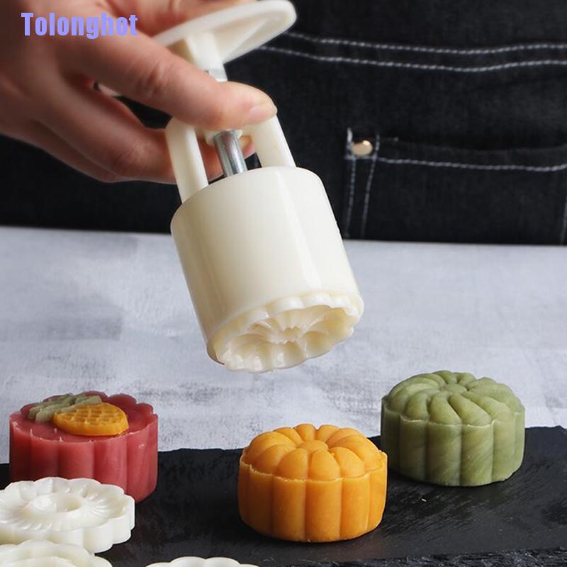 Bộ khuôn làm bánh trung thu / kẹo đường trang trí DIY tiện dụng
