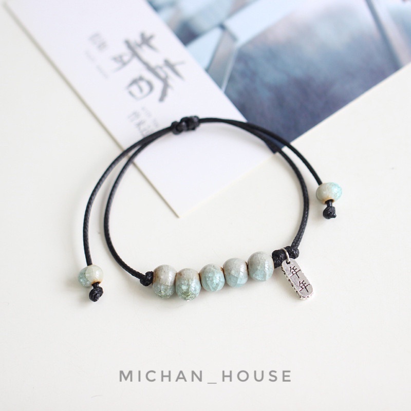 Vòng tay handmade nhiều màu phong cách vintage