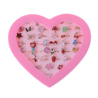 Set 5 Nhẫn Hoạt Hình Dễ Thương Cho Bé