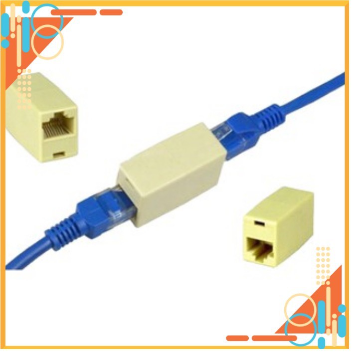 Combo 10 Đầu nối mạng RJ45, Cầu nối mạng RJ45 1-1