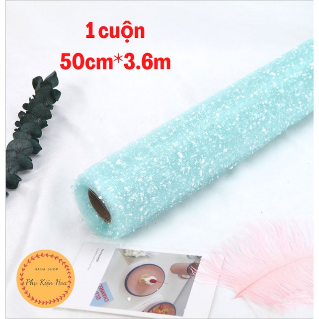 [Cuộn 50cm*3.6m] Lưới Voan Tuyết, Chất Mềm Mịn, Gói Hoa - Bọc Quà, Màu Sắc Đa Dạng