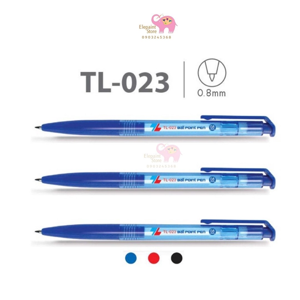 Hộp 20 bút bi nét 0.8mm Thiên Long TL023