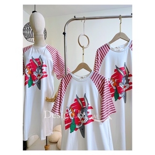 Váy Suông Tay Phối Màu 🐰🥕