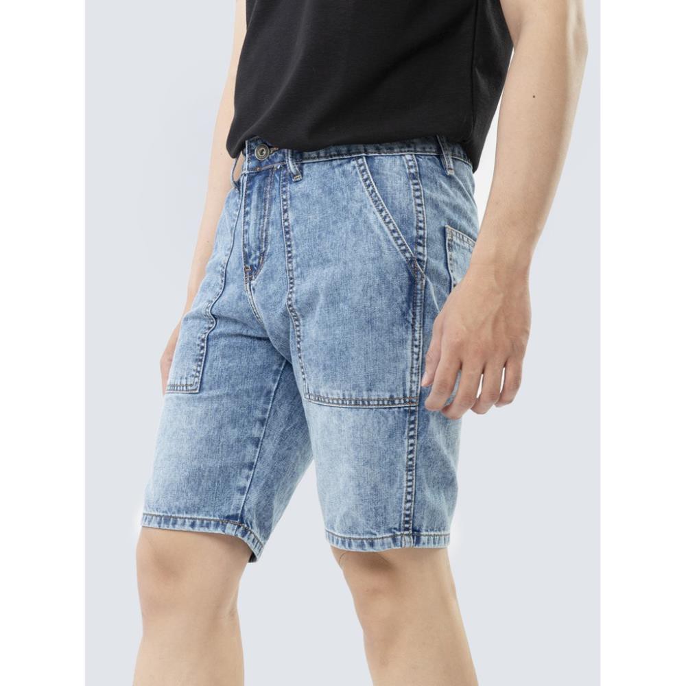 Quần short Jean Nam Túi Xéo Cao Cấp 4MEN QS200