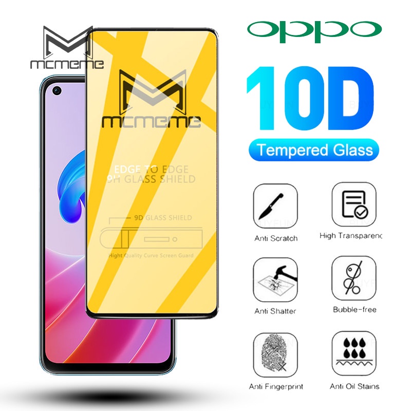 Kính Cường Lực Toàn Màn Hình 5D Dành Cho OPPO A77s A17 A17K A76 A96 A16k A16 A95 A57 A55 A3s A5S A54 A77 A74 A94 A15 A15s A83 A5 A9 2020