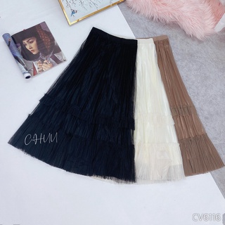 Chân váy maxi lưới mặc được 2 kiểu CHUU CV6116
