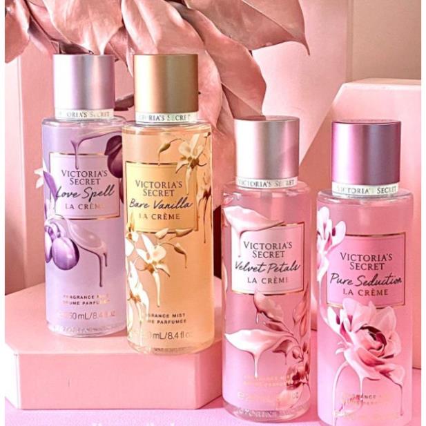 Xịt thơm body Victoria's secret bảng mùi LA CREME+ Các mùi HOT SELLER