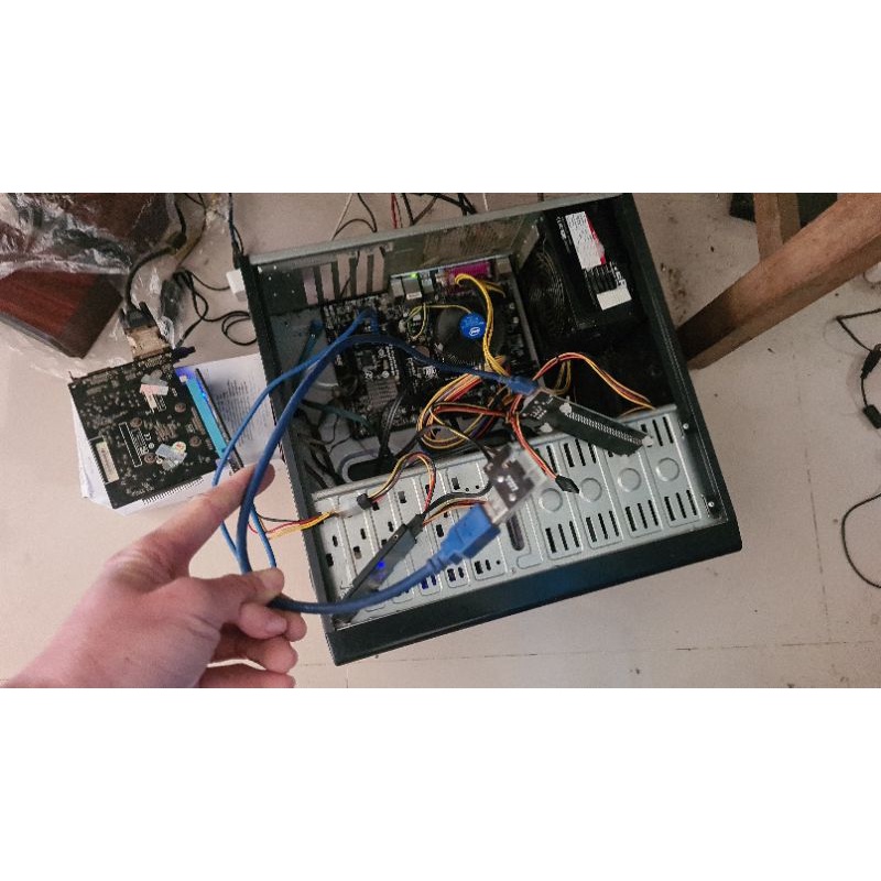 Dây Riser nối dài chục card VGA pci-e 1x to 16x dây usb 3.0 dùng đào Bitcoin vân vân