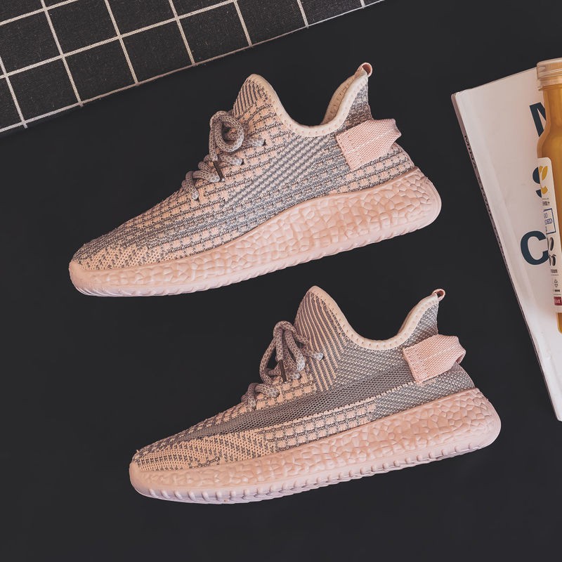 Giày thể thao Yeezy thiết kế thoáng khí thời trang mùa xuân cho nữ