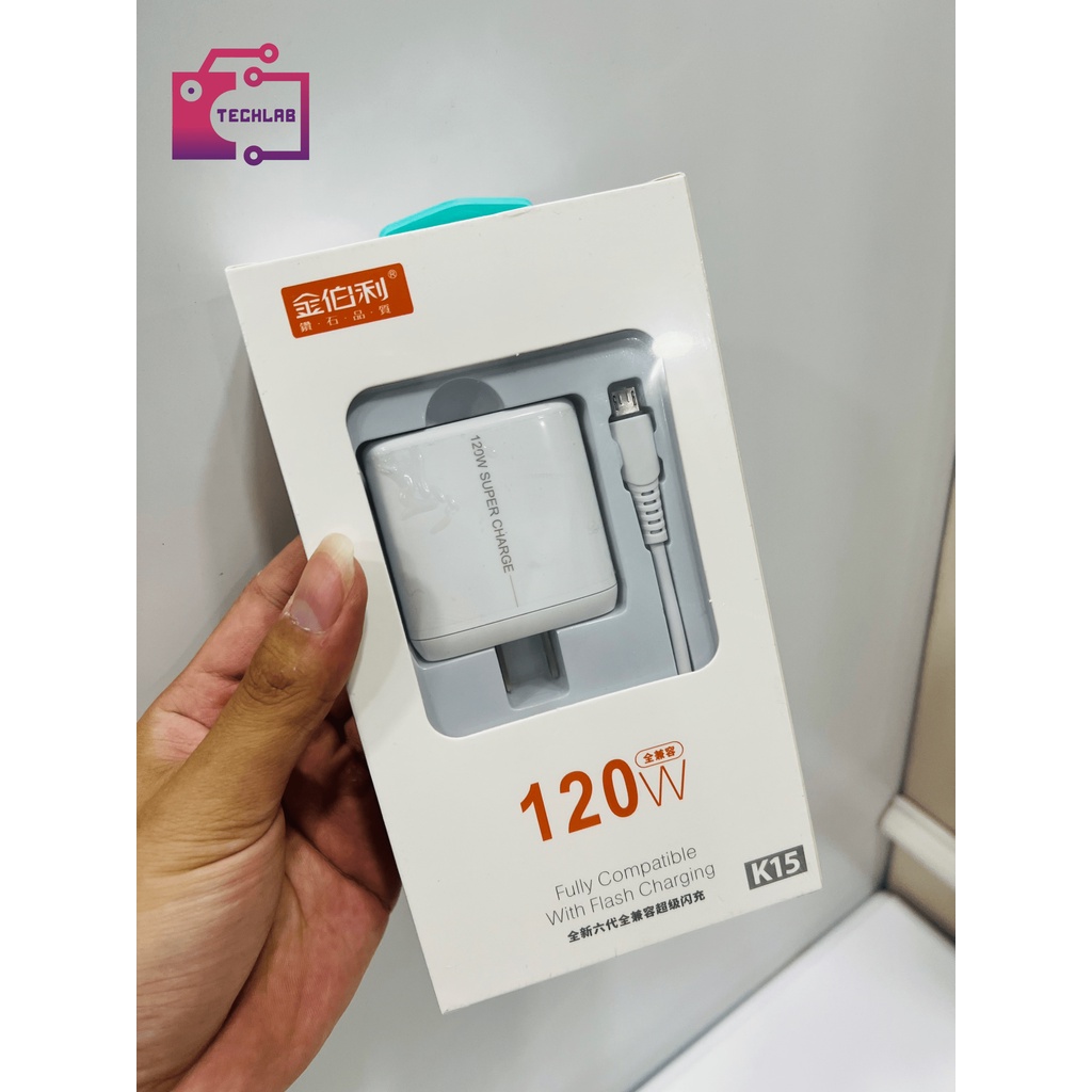Bộ sạc nhanh 120W dành cho Android/MicroUSB