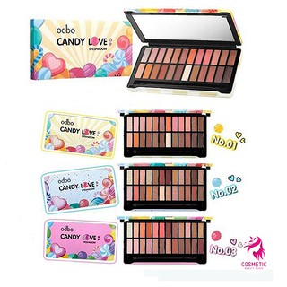 Màu Mắt 24 Ô Odbo Candy Love Eyeshadow