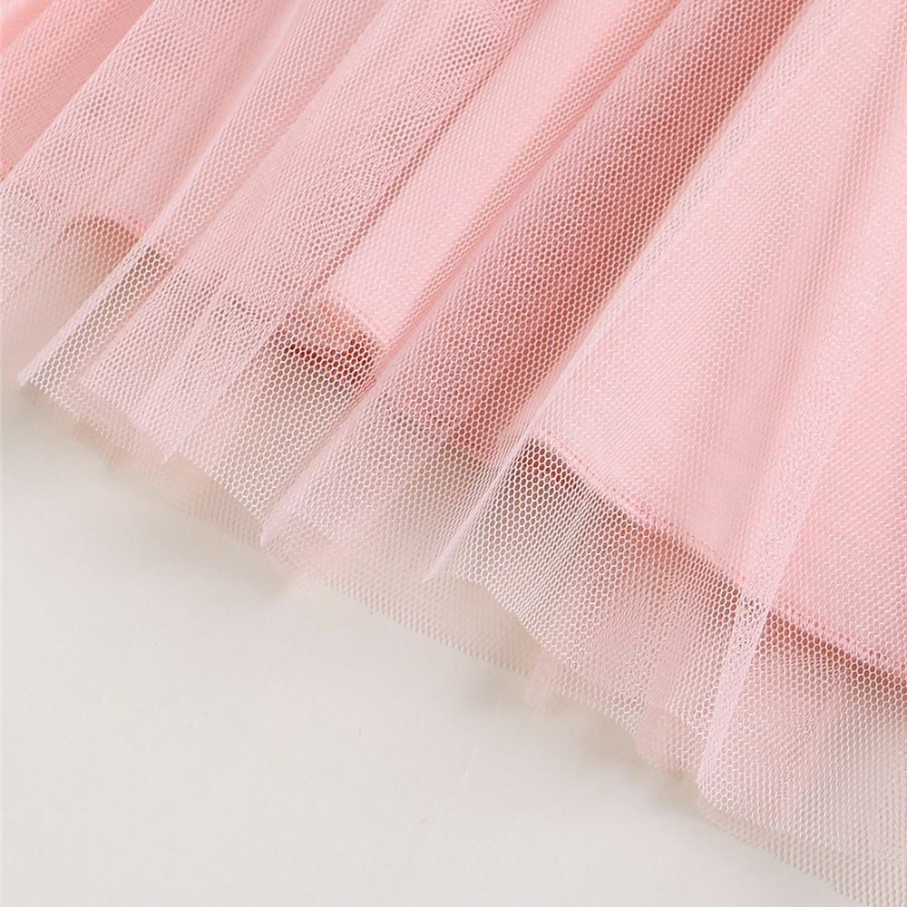 Đầm xòe MIKRDOO dáng chữ A tay dài hoạ tiết hoa nữ tính