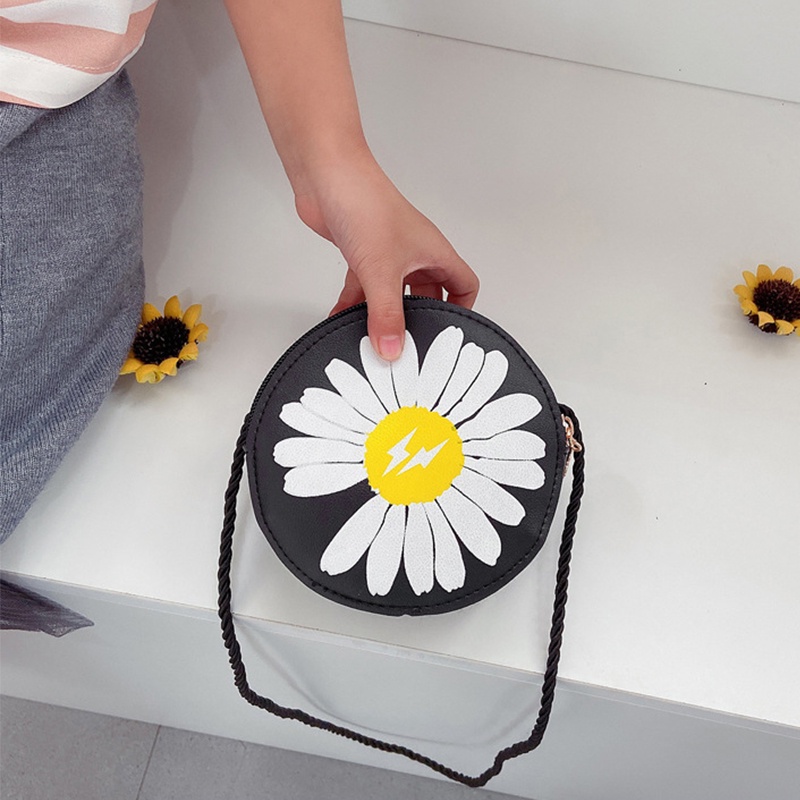 Túi Đeo Chéo Hình Hoa Cúc Dễ Thương Cho Bé Gái