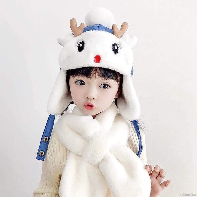 Mũ Len Cho Bé Mùa Đông 1-5 Tuổi Kỳ Lân M42