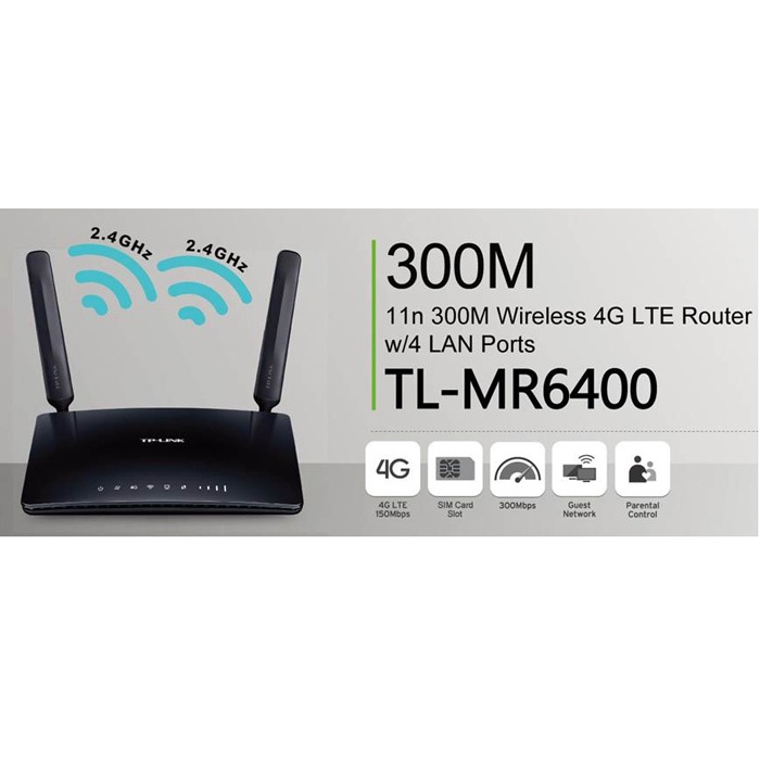 Bộ Phát Wifi 4G TP-Link Archer TP-link MR6400 - Hàng Chính Hãng BH 2 Năm