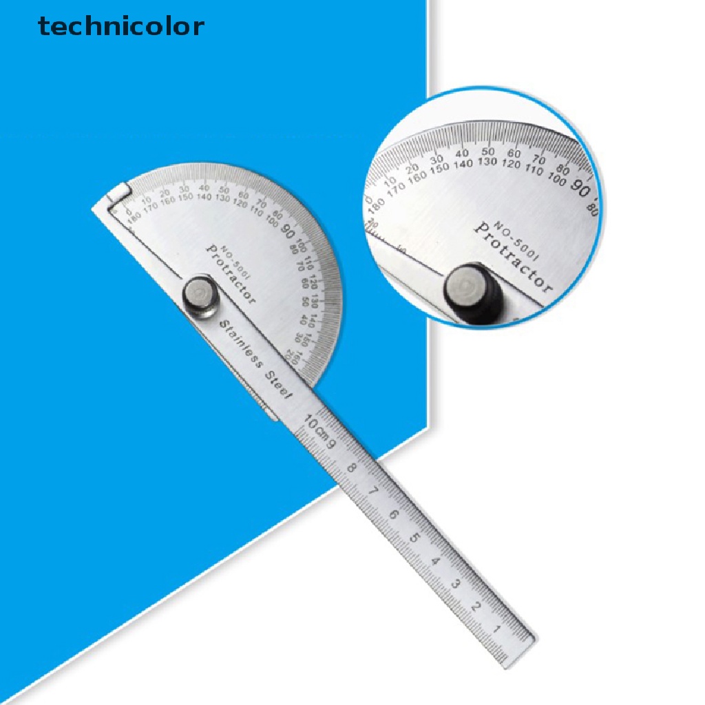 Thước Đo Góc 180 Độ Bằng Thép Không Gỉ