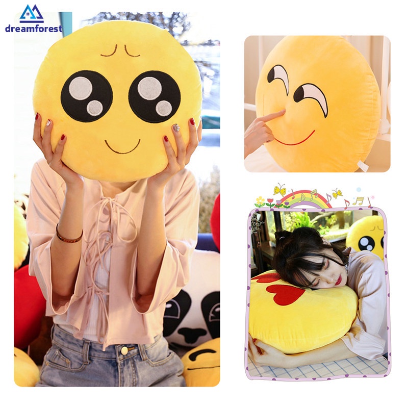 Df Gối Ôm Hình Biểu Tượng Cảm Xúc Mềm Mại 20cm