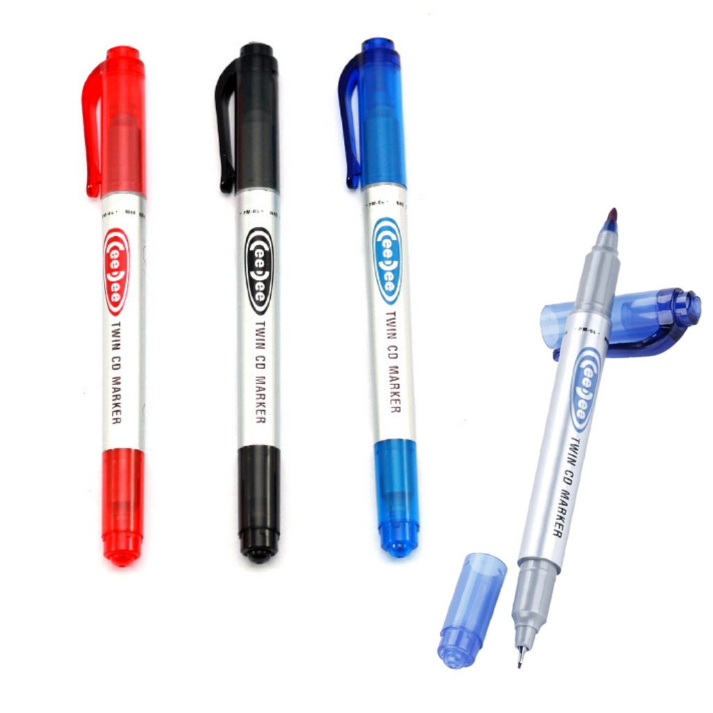 Bút lông dầu Thiên Long PM 04 viết lông dầu đủ 3 màu XANH ĐỎ ĐEN