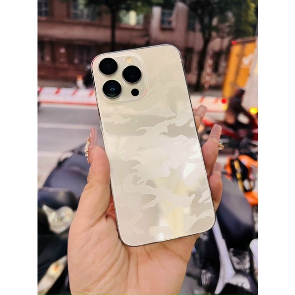 Dán lưng PPF Camo cho iPhone 13, 13 Pro, 13 Pro Max bảo vệ lưng máy vân camo siêu đẹp