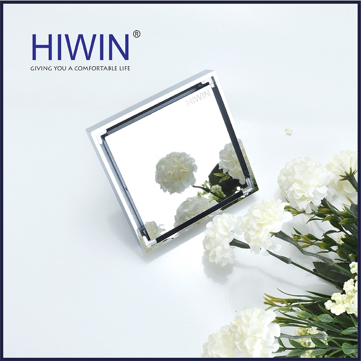 Phễu thoát sàn lát gạch ngăn mùi hôi đồng mạ crom kích thước 120x120mm HIWIN FD-1902A
